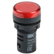 Лампа светосигнальная AD22DS d22мм 110В AC/DC красн. HLT 085-06-23