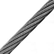 Трос стальной DIN 3055, свивка 6 х 7 + IWS, 8 мм, L 80 м, Профессионал ЗУБР 4-304110-08