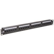 ITK 1U патч-панель кат.5Е UTP, 24 порта (IDC      Dual), PP24-1UC5EU-D05
