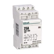 Модульный контактор 2НО+2НЗ 25А 230В МК-103       DEKraft