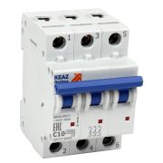 Выключатель автоматический трехполюсный 10А C 10кА AC OptiDin BM63-3C10-10-УХЛ3