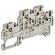 Колодка клеммная CP-ML 2 ур. 1,5мм2 серая IEK