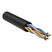 Витая пара U/UTP кат 5е 4 пары 24AWG LDPE 305м черный