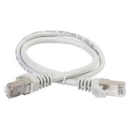 Патч-корд категория 5е FTP 0.5м LSZH серый
