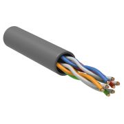 Витая пара U/UTP кат 5E 4х2х0.52 LSZH серый 305м РФ/Т
