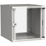 Шкаф LINEA WE 9U 550x350мм дверь стекло серый