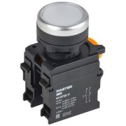 Кнопка d22мм 1НО+1НЗ MASTER бел. IEK MI-BT60-11-3-22-K01